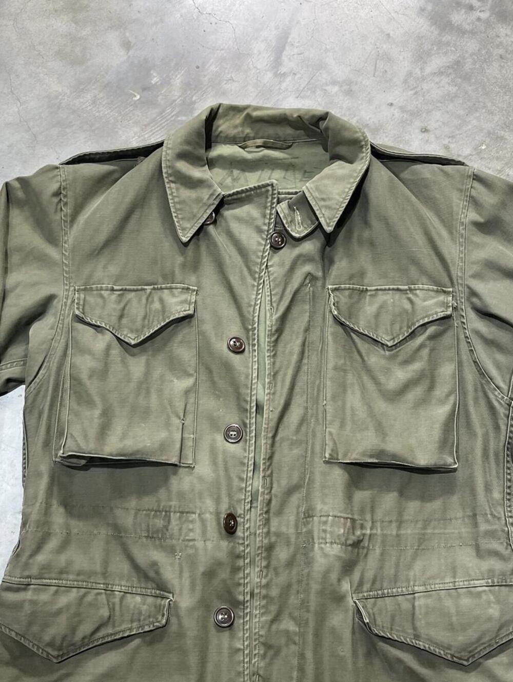 1950s M-1950 Army Military Vintage Preowned Large Coat